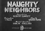 Watch Naughty Neighbors (Short 1939) Watch123movies