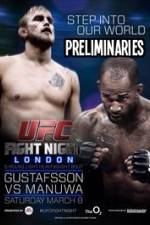 Watch UFC Fight Night 38: Gustafsson vs. Manuwa Preliminaries Watch123movies